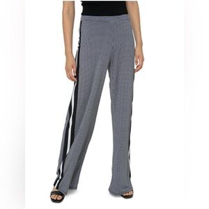 ❤️Michael Kors Houndstooth Striped Pants Stylish Black and White Women's